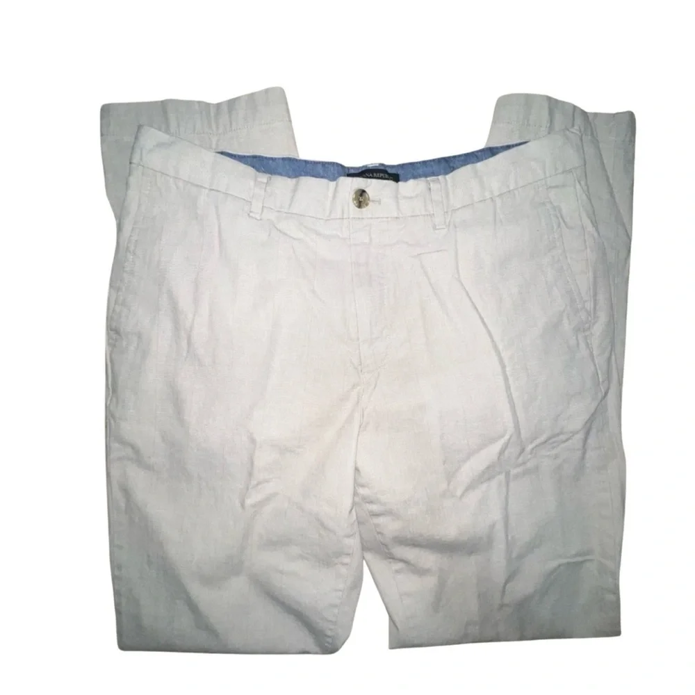 Banana Republic Aiden Fit Men’s Khaki Pants 34x34 - Classic & Comfortable